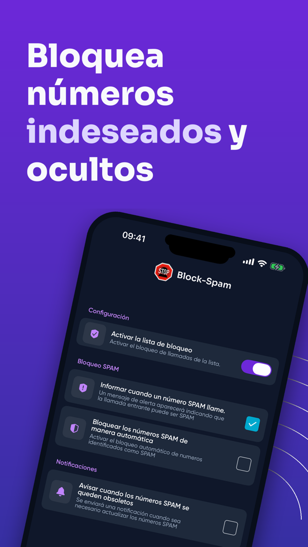 Block-Spam for iPhone — screenshot 1