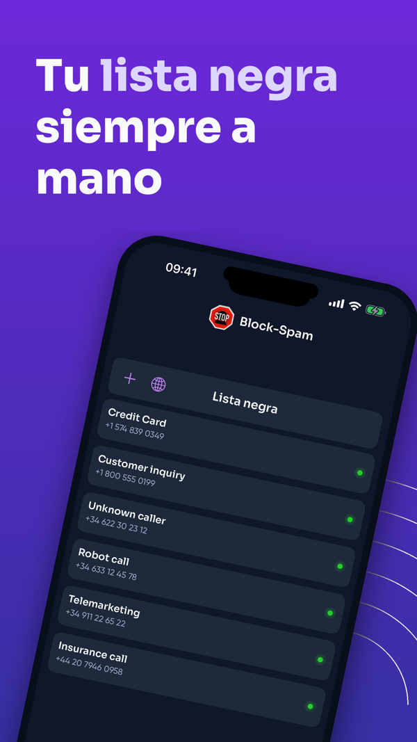 Block-Spam for iPhone — screenshot 2